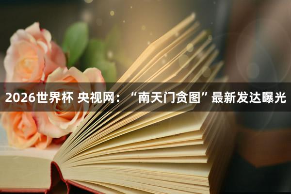 2026世界杯 央视网：“南天门贪图”最新发达曝光