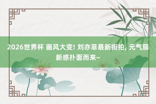 2026世界杯 画风大变! 刘亦菲最新街拍, 元气簇新感扑面而来~